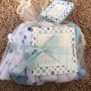 Baby washcloths.